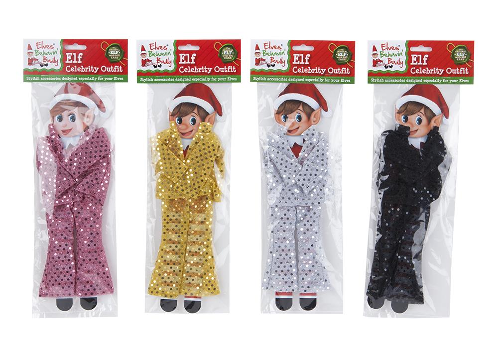 Elves Behavin' Badly Sequin Celebrity Outfit