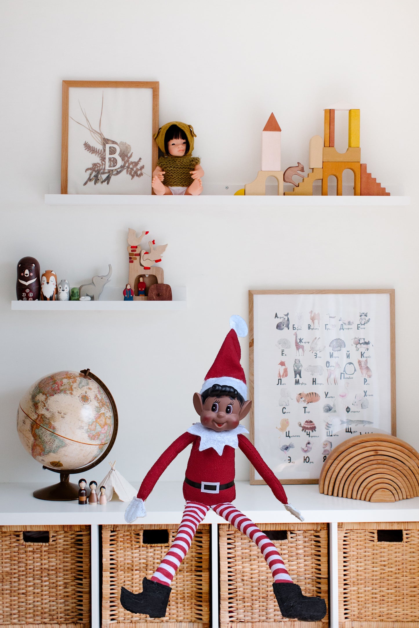 Elves Behavin' Badly 12" Red Long Leg Dolls - Three Variations