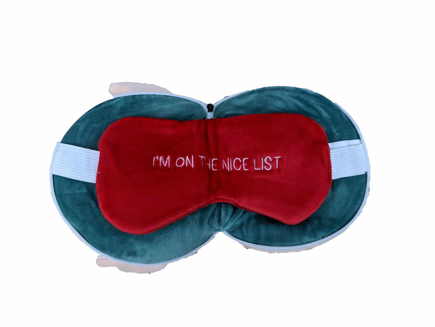 Plush Elf Travel Pillow & Eye Mask