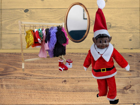 Elves Behavin' Badly Santa Outfit
