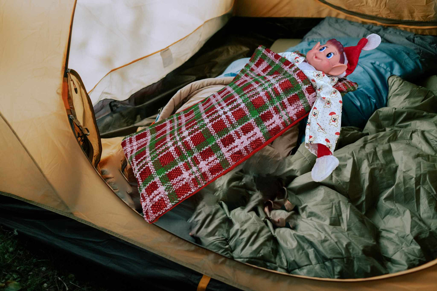 Elves Behavin' Badly Sleeping Bag